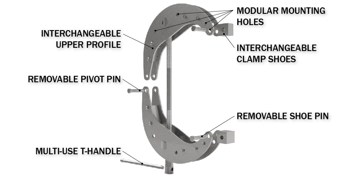Dimide 1/4 Series Clamp | Modular Design | Dimide