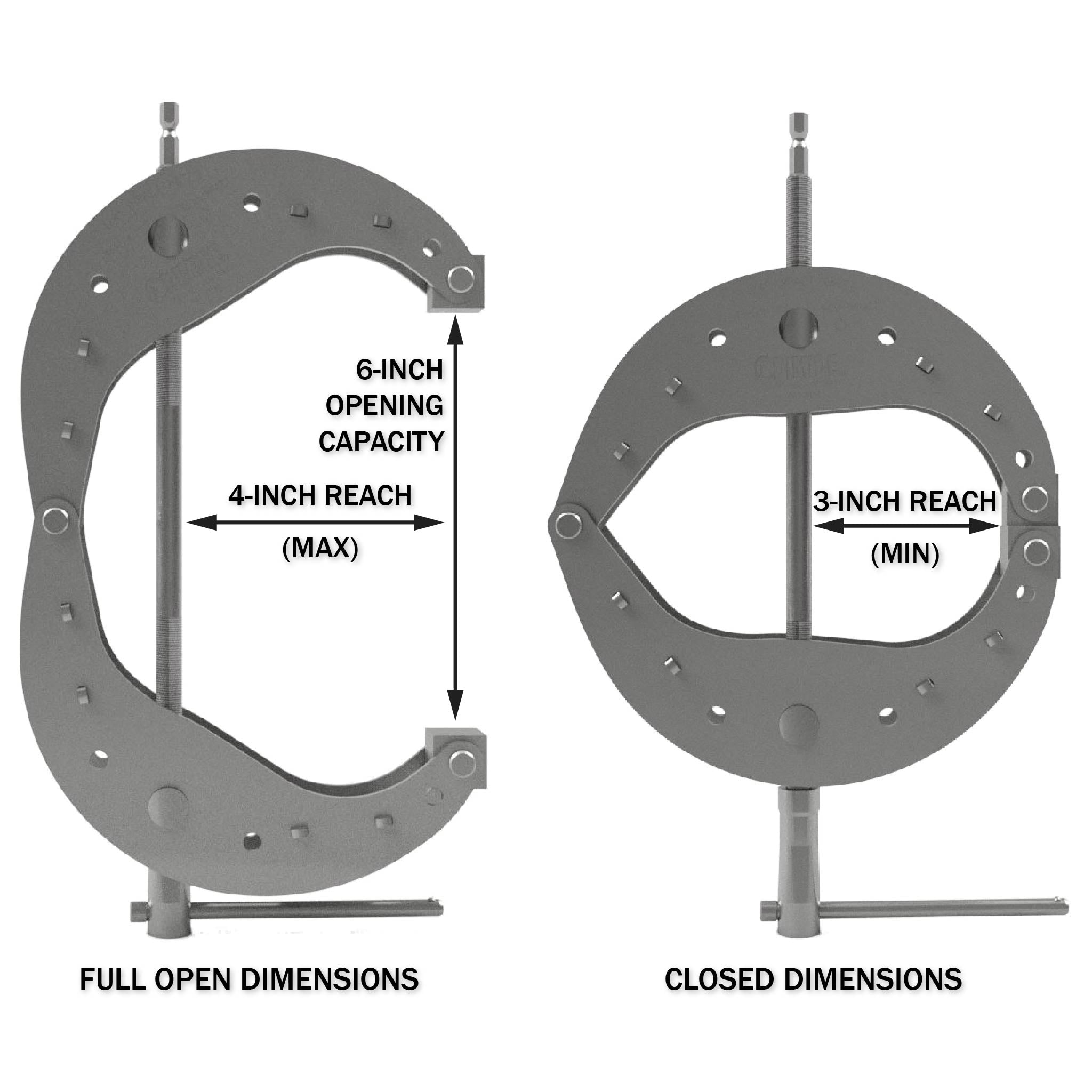 DIMIDE 1/4 Series #6 Copper Coated Clamp | Family Discounted Package ...