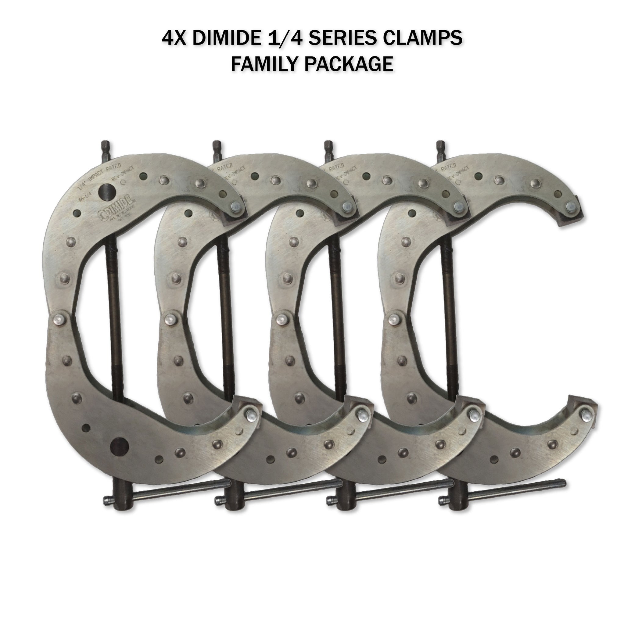 Dimide 1/4 Series Clamps | Impact-Rated & Modular | Dimide